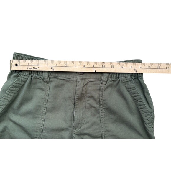 GAP High Rise Easy Utility Shorts Women’s Small 4" Walden Green Elastic Back - Picture 7 of 12
